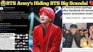 😭BTS Army's Hiding BTS Big Scandal 💔 BTS v news today | BTS at W korea event |