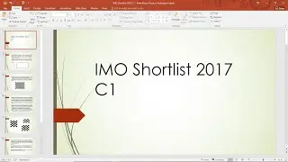 IMO Shortlist 2017 C1