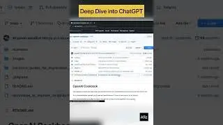 Deep dive into ChatGPT and OpenAI APIs #shorts #ChatGPT