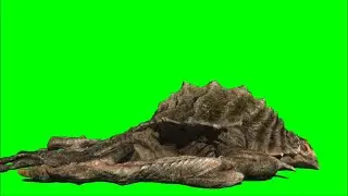 Green Screen Monster 4 - Monster loses fight / dies