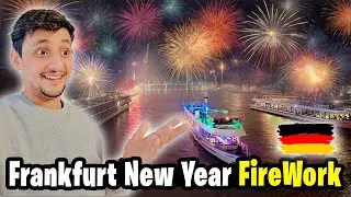 Frankfurt New Year Firework 2025 🎉 😍 | New Year Celebration | Europe Biggest Firework Show