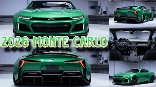 2026 Chevrolet Monte Carlo hammaga shok berdi