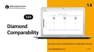Lets users compare similar diamonds to make better decisions.
