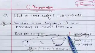 C Typecasting | What is Type Conversion? full Explanation | Learn Coding 