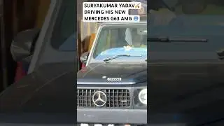 INDIAN CRICKETER SURYAKUMAR YADAV&rsquo;S DRIVING HIS BRAND NEW MERCEDES G63 AMG GRAND EDITION SUV #SHORTS