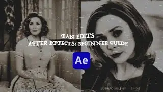 How to make edits on after effects. Tutorial for beginners!