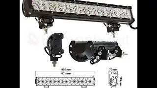 126 Watt LED ramp, cree XB-D, combo, 505mm