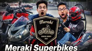 @MerakiRiders 100th ride and my 100th vedio|SUPERBIKES MEET|GOKARTING |KAWASAKI ZX14R