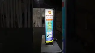 Rotary Lightbox Premium 35x150 - Kaki Kotak Stainless