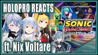 [ENG Sub] HoloPro reacts to Sonic Racing Crossworlds SGF Trailer (ft. Nix Voltare from ICHIPRO) (CC)