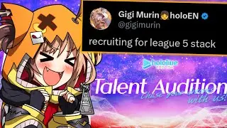 Holomem reaction to New Talent Audition