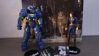 FALLOUT - Vault TEC T60 Power Armor and Sole Survivor Action Figure Unboxing