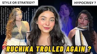 ​TRIGGERED INSAAN's Wife RUCHIKA TROLLED : MISMATCHED OUTFITS to BLIND FAN DEFENSE #trending #gossip