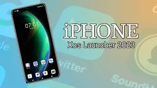 iPhone Xos Launcher - iphone 15 theme - Krishna Tech Official #iphonetheme
