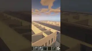 Minecraft: City Mall Progress Part 1  #shorts