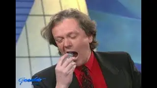 1995.  Incredible talents; man walks on glass, eats a light bulb, inflates a water sack to explosion