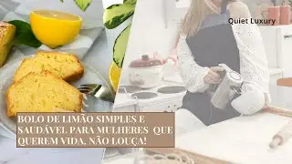 Bolo de lim&atilde;o saud&aacute;vel - cozinha intuitiva / Healthy lemon cake - intuitive cooking
