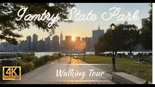 Peaceful NYC Walk &ndash; Gantry Plaza State Park & East River Views