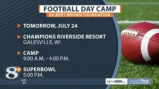 Gilbert Brown Foundation hosting youth football day camp in Galesville