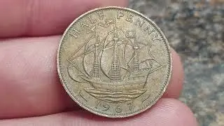 UK 1967 HALF PENNY COIN VALUE + REVIEW