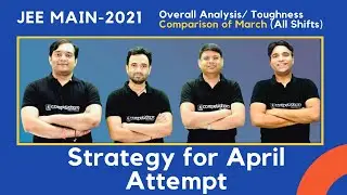 JEE Main 2021| March Attempt Complete Analysis/Comparison| Toughness | Strategy for April Attempt |