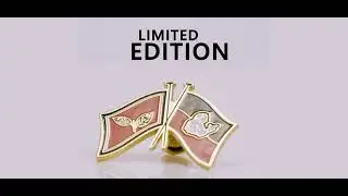 ADMK Golden Shield | 18K Gold Plated Political Party Badge | Available on Amazon