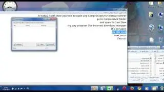 open any Compressed file without winrar