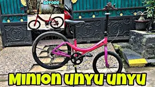 Repaint Sepeda minion kok Gini ? ga sampai 100rb