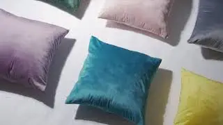 Deconovo Square Pillow Covers Luxury Velvet Throw Cushion Covers Throw Pillow Covers