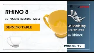 Designing a Modern Tea Cup in Rhino &ndash; Full Modeling Process