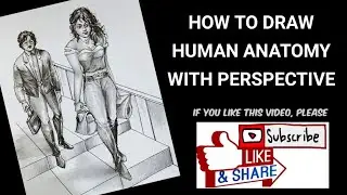 How to Draw Human Anatomy with Perspective || NATA basic sketching