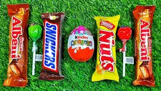 Satisfying Video ASMR Unboxing GIANT Lollipops Chocolate and Surprise Eggs!