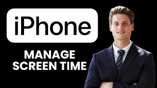 NEW! How to manage screen time in Apple Screen Time (2025) ⏱️ | Control Usage & Boost Productivity