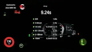 9.83 @ 141.64 | G80 M3 Competition xDrive | RK Autowerks