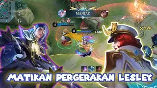 CARA MUDAH MENANG LAWAN LESLEY !! CUKUP PAKAI SKILL 2 MIYA SUDAH BIKIN LESLEY KALAH