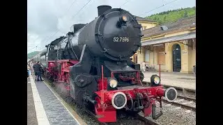 Eisenbahnfreunde Zollernbahn - Dampflok 52 7596 in Immendingen