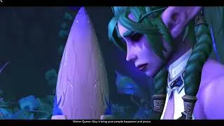 World Of Warcraft Shadowlands: Tyrande And Winter Queen Cinematic (Patch 9.2.5)