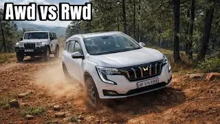 Xuv 700 Awd vs Thar Rwd offroad | All wheel drive vs Rear wheel drive | worth buying Xuv 700 AWD?