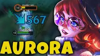Wild Rift Aurora Mid Lane Gameplay in Season 20 (Build & Runes)