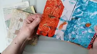 January's page for the Homespun journal year long project hosted by Cat Hand @CatHand 