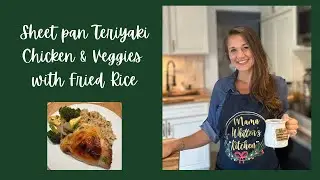 Sheet pan Teriyaki Chicken & Veggies with Fried Rice 
