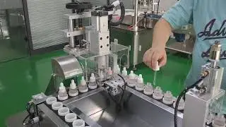 Push type 1-30ml  cosmetic dropper bottle filling machine glass serum dropper bottle filling machine