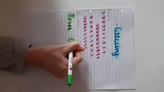 esercizi base per lettering💕✒