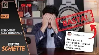 NO! IL ROLEX NON &Egrave; UN INVESTIMENTO!