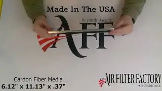 Replacement For AH1957036 Range Hood Charcoal Premium Filter Made in USA by Air Filter Factory&reg;