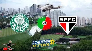 SOBREVOEI AS ACADEMIAS DO PALMEIRAS E  DO SÃO PAULO - DRONE