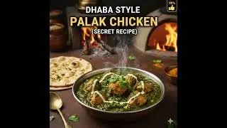 Dhaba style Palak chicken #Palak chicken # Chicken recipe