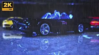 Rainy Night Ambience | 1966 Batmobile | Relaxing Rain for Relax & Sleep #RSID002