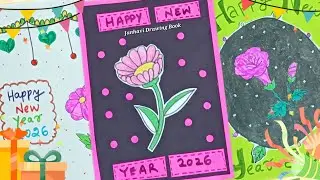 ❄️ Diy 3 beautiful New Year Greeting Cards ❄️ handmade greetings card for happy new year 2026 ideas🪄