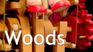 My best* woods for automata making.  *You may disagree.